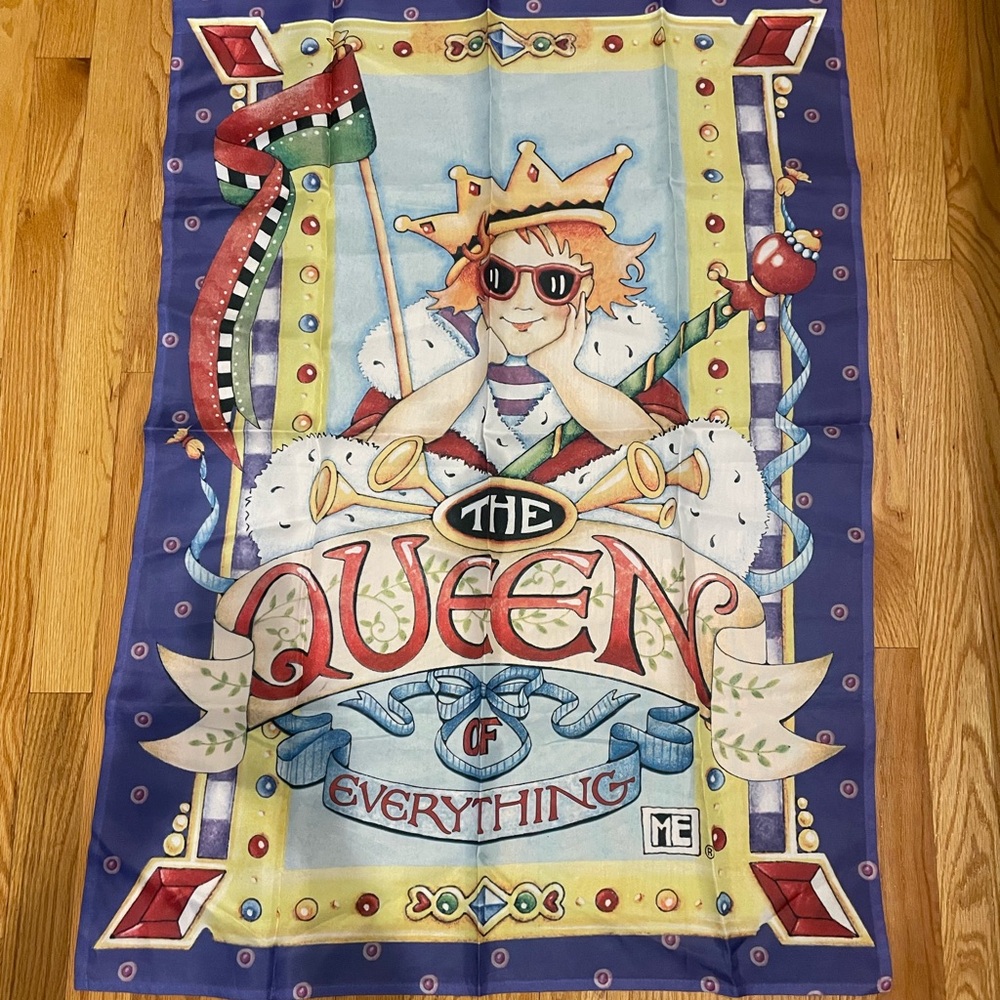 Queen of Everything garden flag